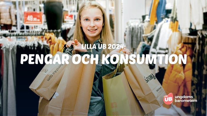 Tjej som håller i flera shoppingkassar